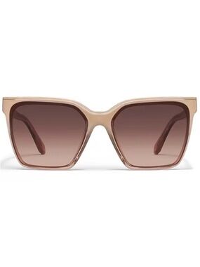 QUAY Level Up Sunglasses Chamomile Frame Dark Fawn Lens NWT